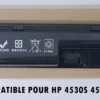 Batterie Compatible HP ProBook 4530s & 4540s (PR06)