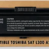 BATTERIE COMPATIBLE TOSHIBA SATELLITE L300 / A200 – PA3534U-1BAS