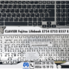 ⌨️ Clavier ORIGINALE Fujitsu Lifebook E754 / E753 / E554 / E557