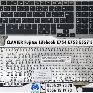 ⌨️ Clavier ORIGINALE Fujitsu Lifebook E754 / E753 / E554 / E557