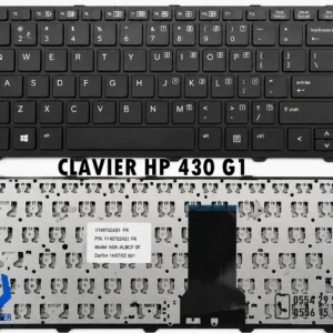 Clavier Compatible HP ProBook 430 G1 / 430 G2 – AZERTY Français