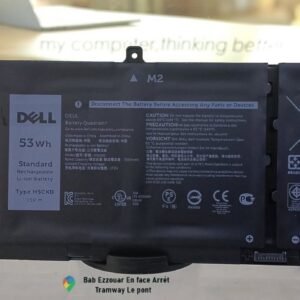 🔋 Batterie d’origine Dell Type H5CKD - 53Wh Pour Dell Inspiron 13 (5300 / 5301 / 7300 / 7306)