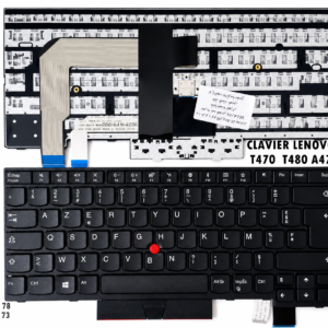⌨️ Clavier Lenovo ThinkPad T470 / T480 / A475 – Qualité Premium