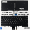 Clavier Compatible Dell Latitude 5300 & 7300 – AZERTY Français