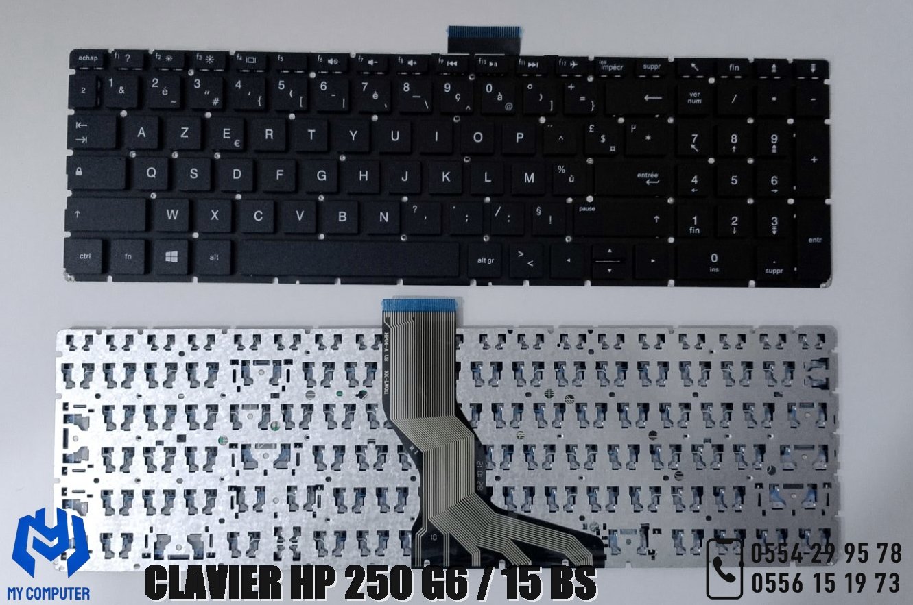 Clavier HP 250 G6 / 255 G6 / 15-BS / 15-BW