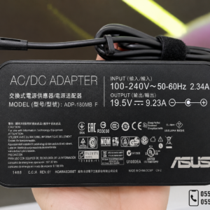 🔌⚡ Chargeur ASUS Original 180W – 19.5V / 9.23A 🔘 Connecteur 4.5 × 3.0 mm avec Pin Central