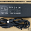 🔌 CHARGEUR DELL USB-C 65W – 20V ⎓ 3.25A