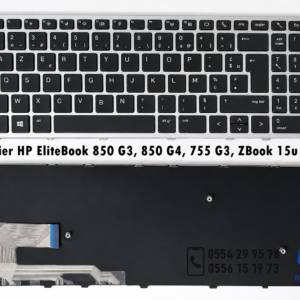 ⌨️ Clavier HP EliteBook 850 G3, 850 G4, 755 G3, ZBook 15u G3 G4