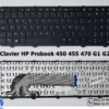 🔥 CLAVIER HP PROBOOK 450 / 455 / 470 G1 & G2 – AZERTY FRANÇAIS ⌨️