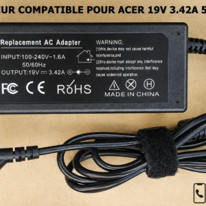 🔌 Chargeur ACER 19V 3.42A – 65W – 5.5×1.7mm