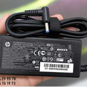 CHARGEUR HP ORIGINAL 65W — 19.5V / 3.33A — EMBOUT BLEU 4.5×3.0 mm
