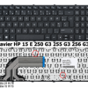 ⌨️ Clavier HP 15-E / 250 G3 / 255 G3 / 256 G3 – AZERTY 🇫🇷