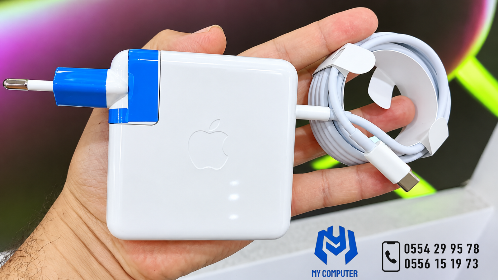 CHARGEUR APPLE ORIGINAL 61W USB-C