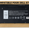 🔋 BATTERIE COMPATIBLE POUR DELL LATITUDE E7240 / E7250