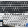 ⌨️ CLAVIER HP ELITEBOOK AZERTY FRANÇAIS – 820 G3 / 820 G4