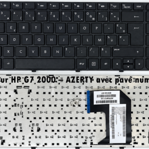 ⌨️ CLAVIER HP PAVILION G7-2000 / G7-2100 / G7-2200 / G7-2300 – AZERTY 🇫🇷