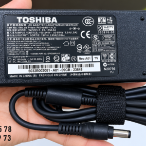 🔌 CHARGEUR TOSHIBA 75W – 19V / 3.95A – FICHE RONDE 5.5 × 2.5 mm