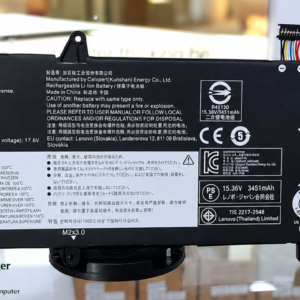 🔋 BATTERIE LENOVO L20C4P73 – 15.36V / 54.7Wh – 3564mAh