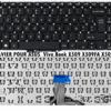 ⌨️ CLAVIER AZERTY ASUS VIVOBOOK 15 – X509 / X512 / X515